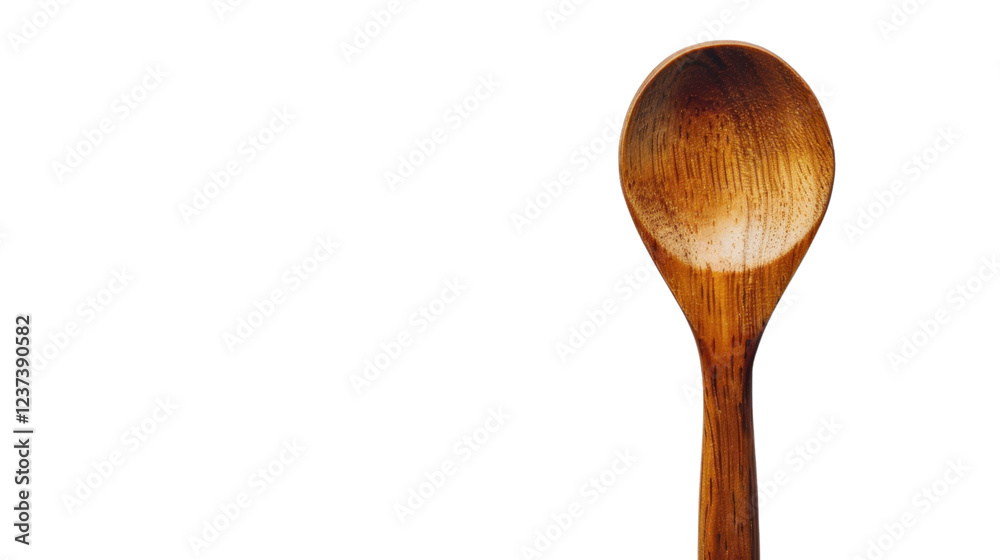 Wooden spoon with transparent background for easy isolation Wooden spoon with transparent background for easy isolation