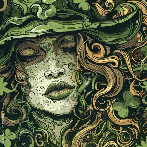 Obraz na płótnie saint patrick day w salonie
