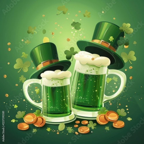 Obraz na płótnie saint patrick day w salonie