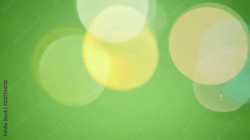 Green Bokeh Lights: Abstract image of soft, pastel green bokeh lights, creating a dreamy and ethereal atmosphere. Perfect for backgrounds, presentations, or adding a touch of magic to your designs. 