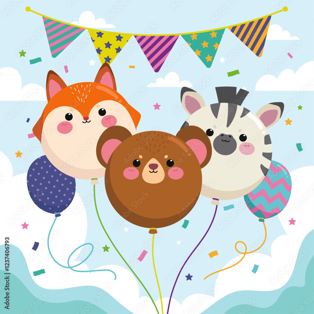 Naklejka premium Balloon Animal 006