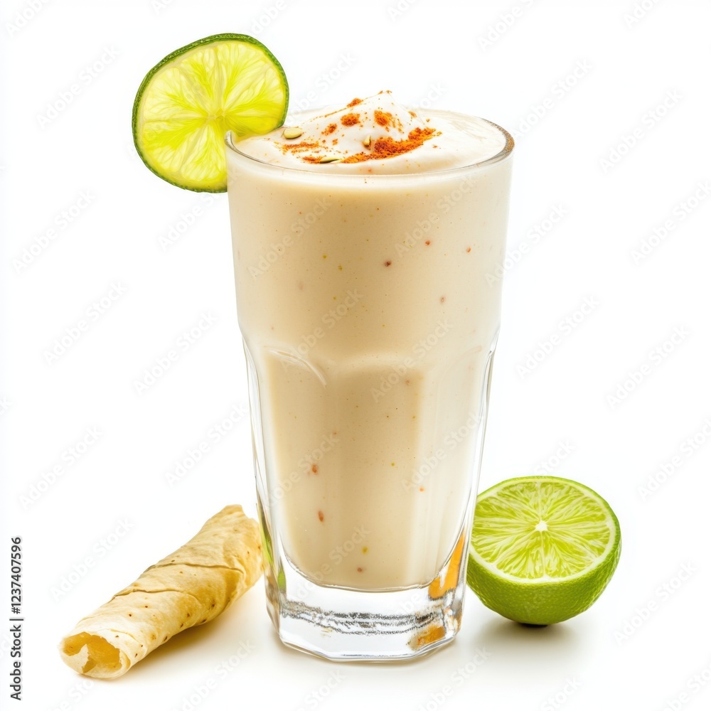 Salted lassi with a tangy lime twist Salted lassi with a tangy lime twist