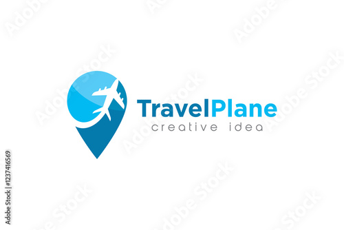 Free Download Plane Logo and Icon Template - GFXLoad