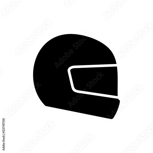 Helmet icon vector illustration. Motorcycle helmet sign and symbol. Construction helmet icon. Safety helmet