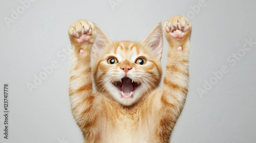 Joyful Ginger Kitten: An ad...