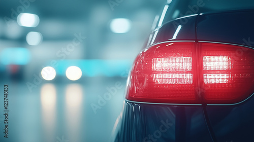 Red Taillights Gleam: A clo...
