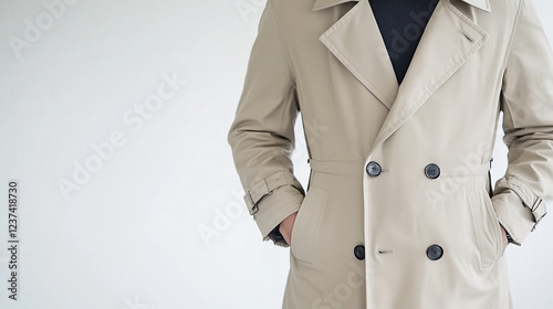 Classic Trench Coat Detail:...
