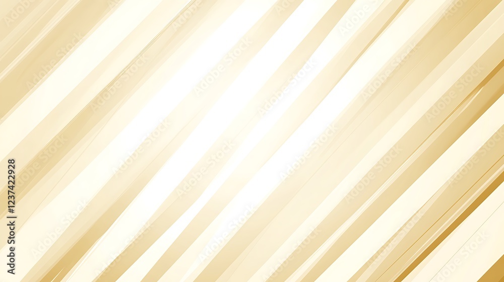Obraz premium Abstract Diagonal Lines Beige and White Background
