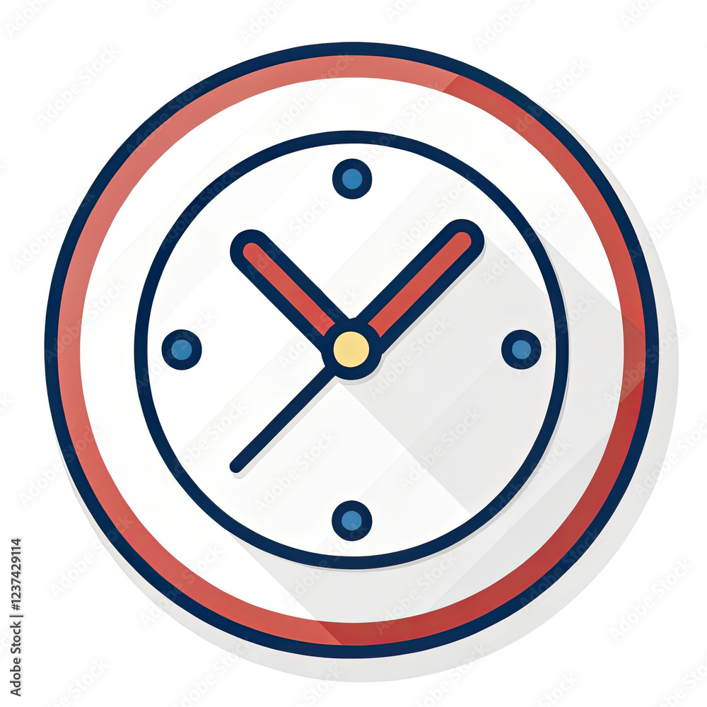 alarm clock icon on blue background alarm clock icon on blue background