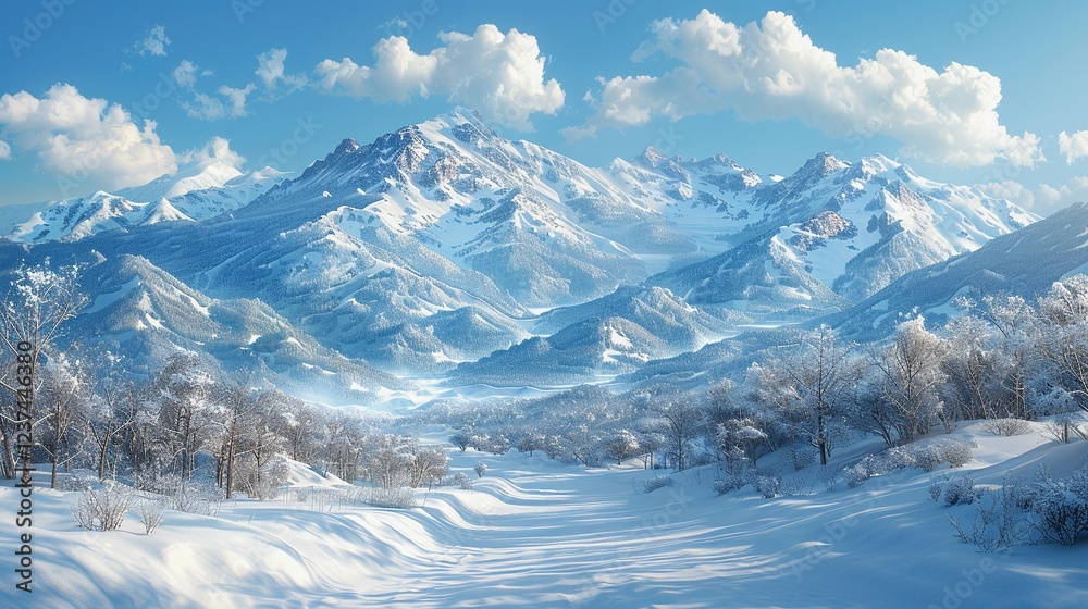 custom made wallpaper toronto digital理想的な冬の風景13