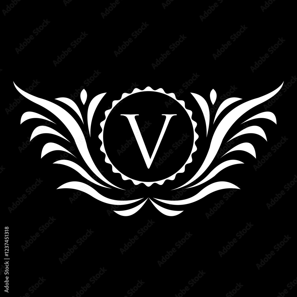 Obraz premium laurel wreath with wings