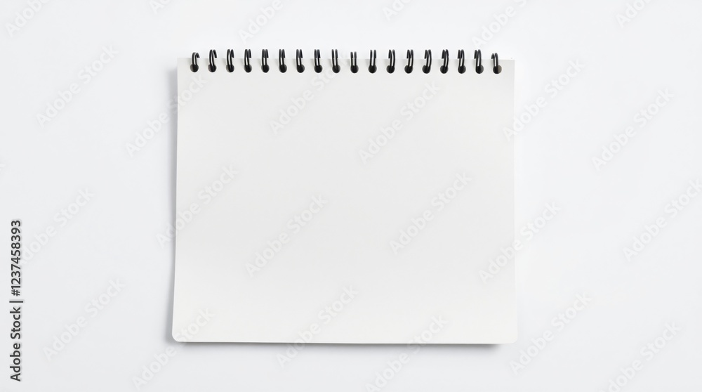 Blank notepad isolated on white background. Blank notepad isolated on white background.