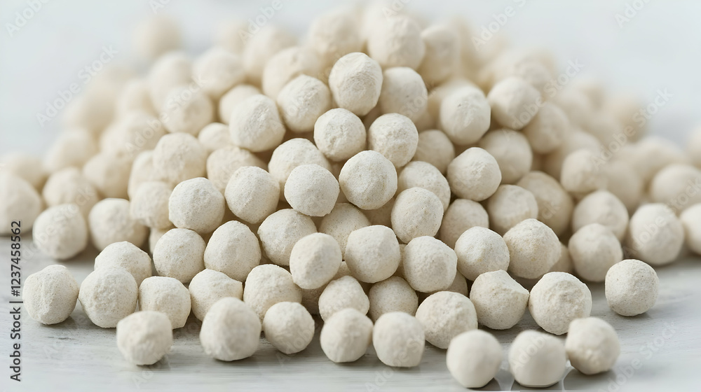 Close-up of tapioca pearls; food photography Close-up of tapioca pearls; food photography