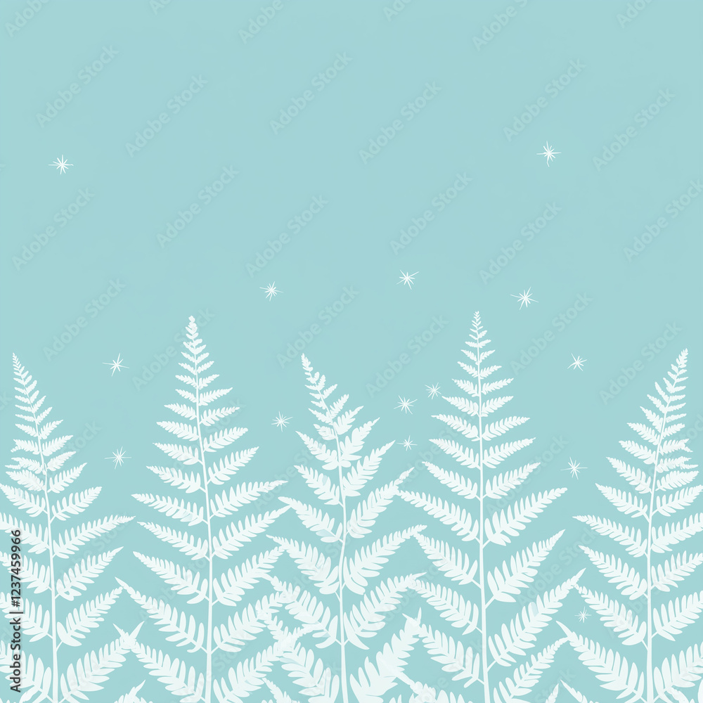 Obraz premium background with fir branches