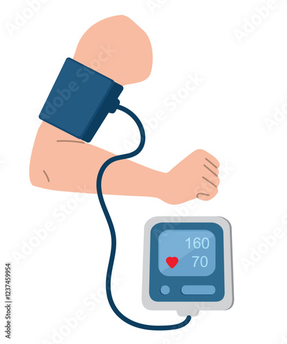 High Blood Pressure Concept