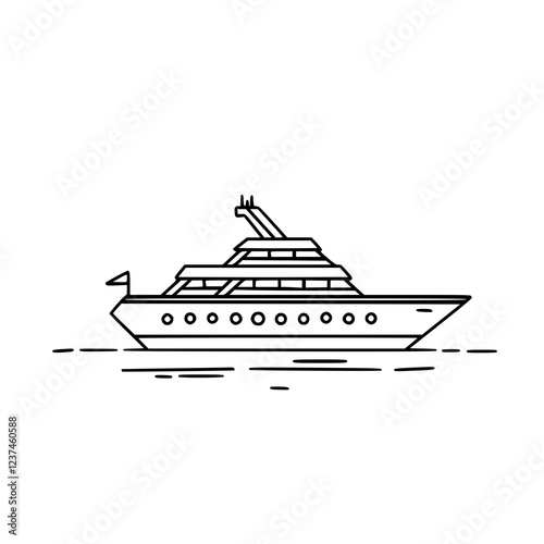 Cruises vector illustration