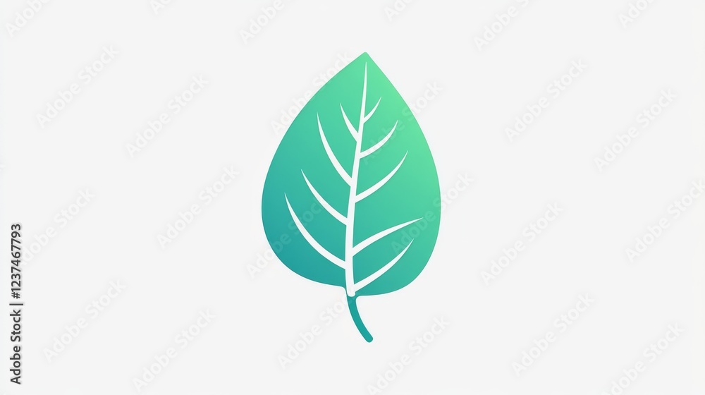 Nature's leaf design graphic creation minimalist environment digital art eco concept Nature's leaf design graphic creation minimalist environment digital art eco concept