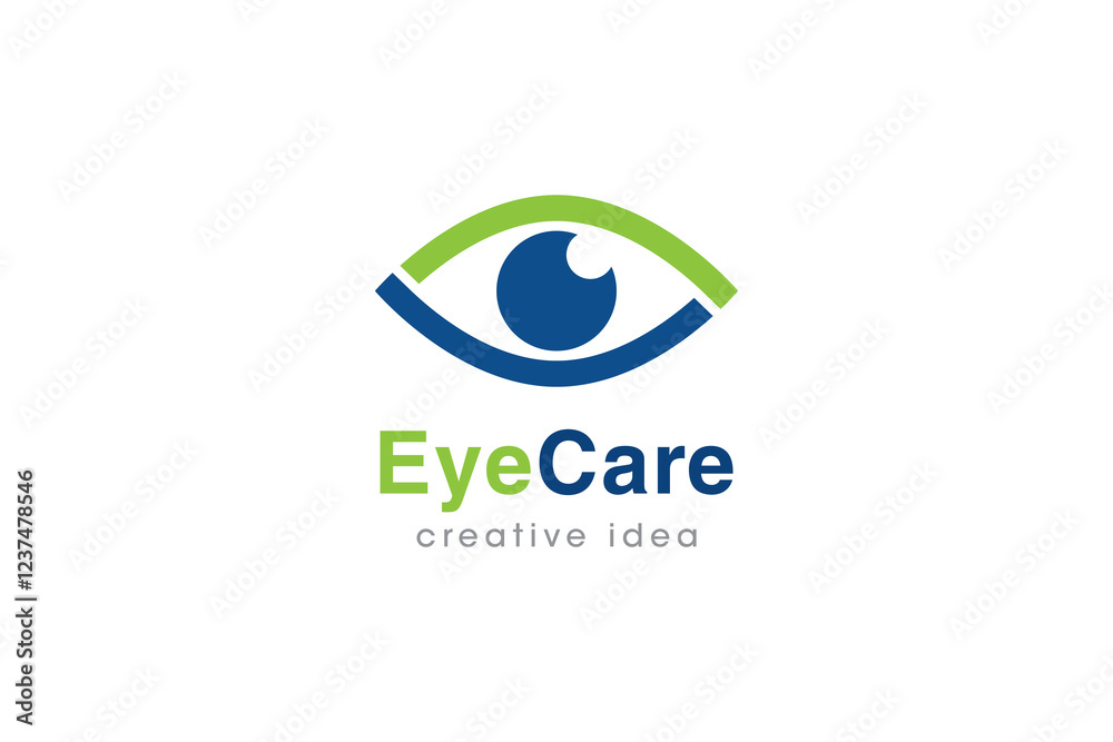 Obraz premium Creative Eye Concept Logo Design Template