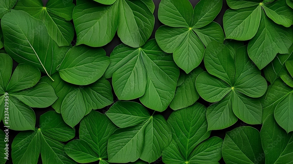 Lush Green Leaf Background: A vibrant close-up shot showcasing a dense arrangement of rich green leaves, creating a lush and textured backdrop. Lush Green Leaf Background: A vibrant close-up shot showcasing a dense arrangement of rich green leaves, creating a lush and textured backdrop.