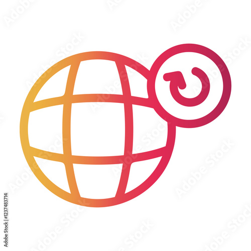 refresh internet Line Gradient Icon