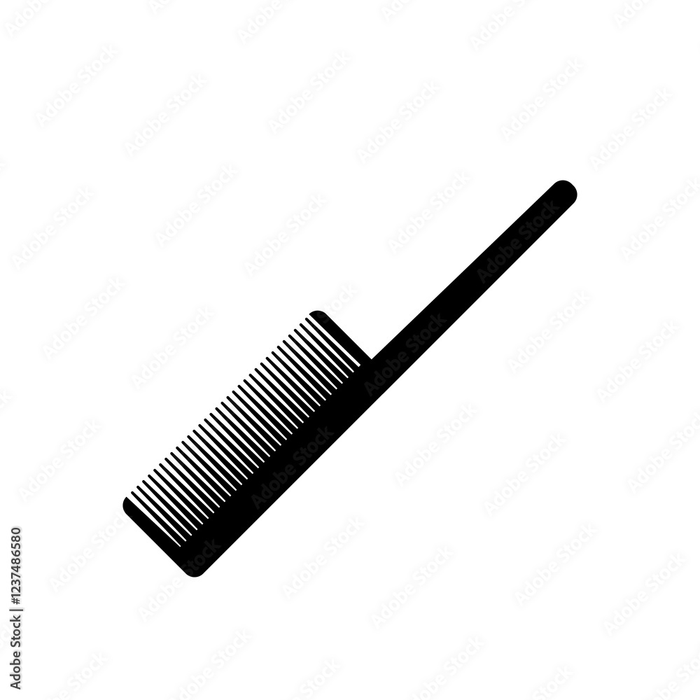 Comb icon. Vector illustration, trendy style on white background..eps Comb icon. Vector illustration, trendy style on white background..eps