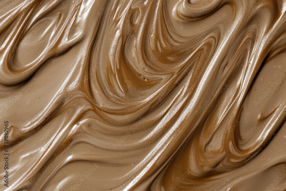Swirled Metallic Brown Substance Abstract Texture Swirled Metallic Brown Substance Abstract Texture