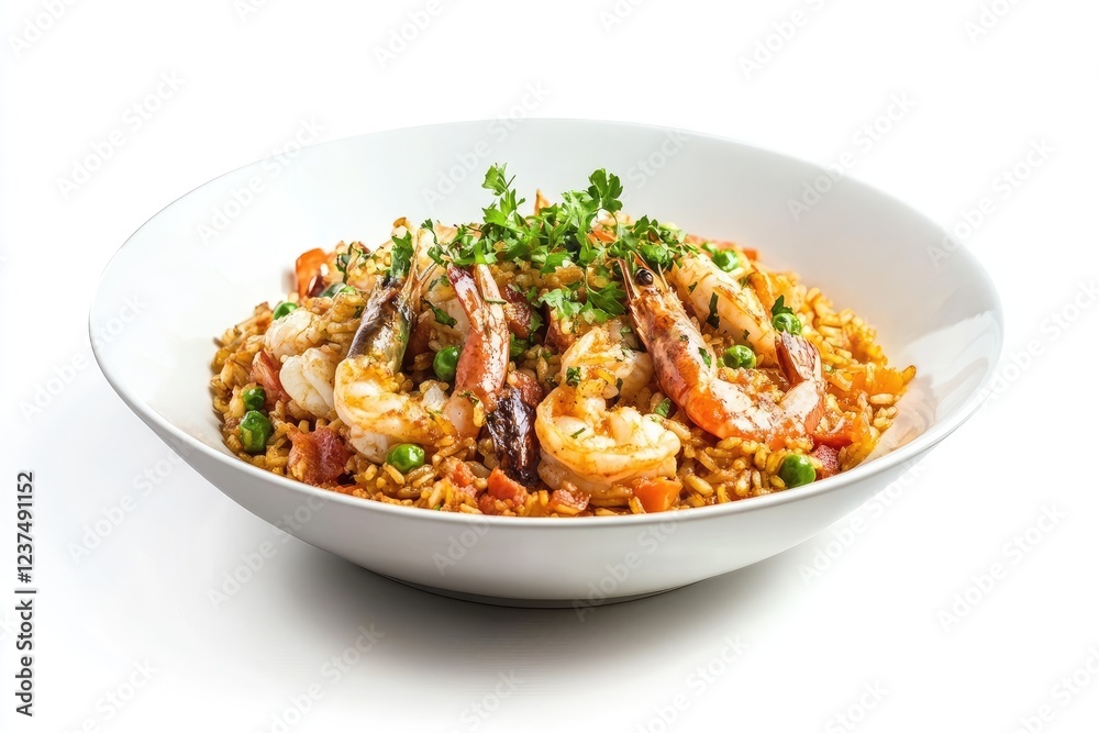 Delicious Shrimp Rice Dish with Vegetables Delicious Shrimp Rice Dish with Vegetables