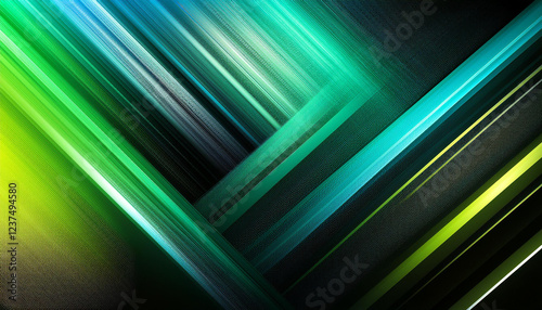 Black dark blue green emerald teal lime yellow white abstract background
