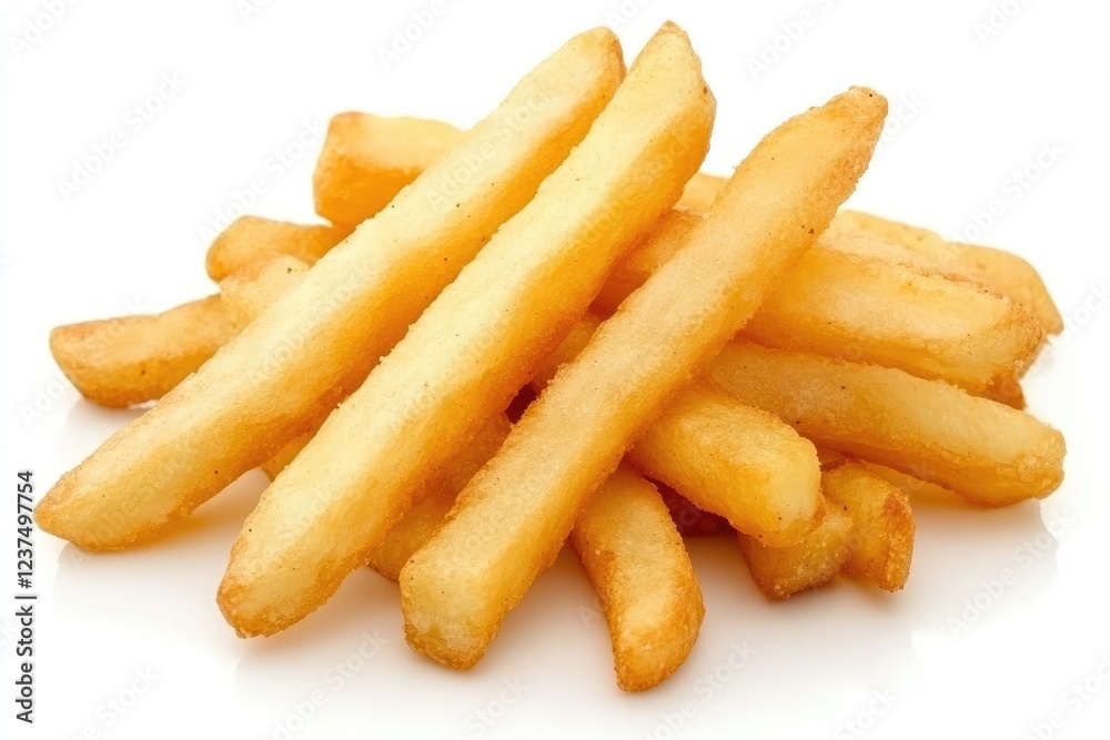 Golden French Fries A Delicious Snack Food Golden French Fries A Delicious Snack Food