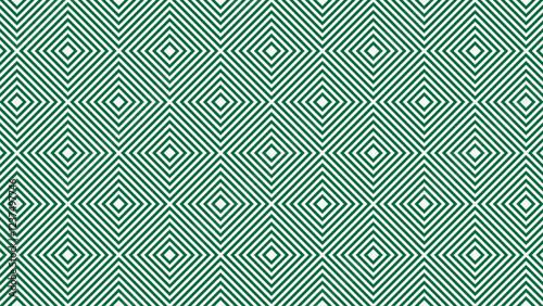 Design an abstract background featuring a geometric diamond line pattern in green, exuding modern minimalism and vibrant energy.