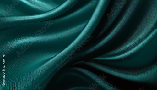 Black dark teal green abstract background