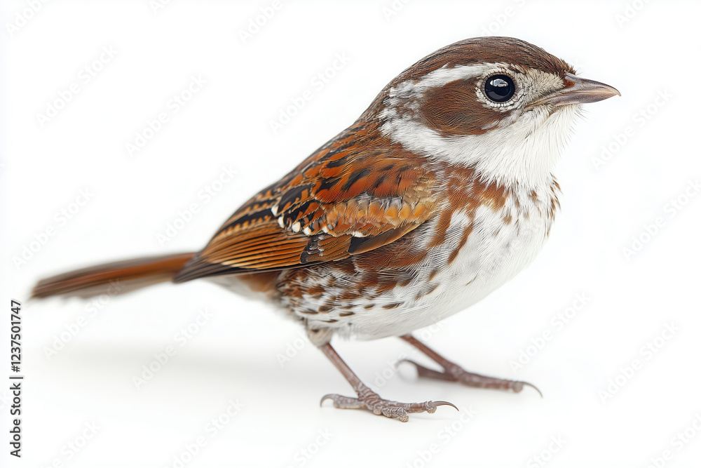 Obraz premium Bird isolated on white background.