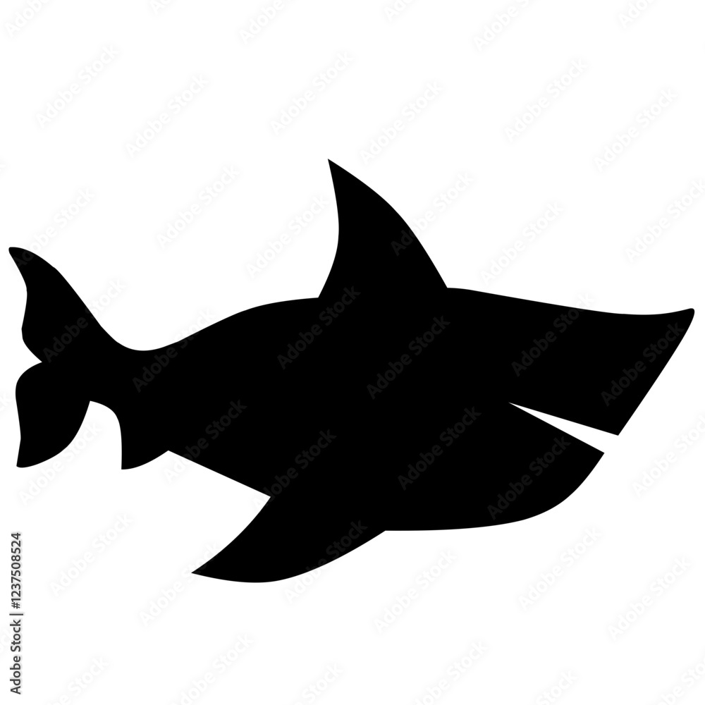 Obraz premium Shark silhouette