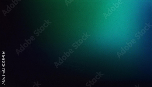 Black blue green abstract background. Gradient
