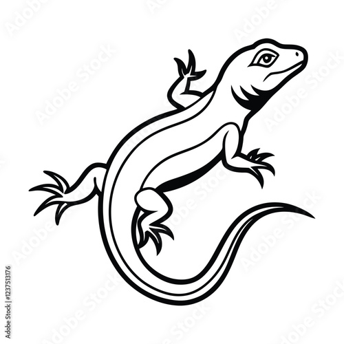 lizard, lizard design, vector art of lizards, reptile vector, lizard vector illustration, reptile illustration