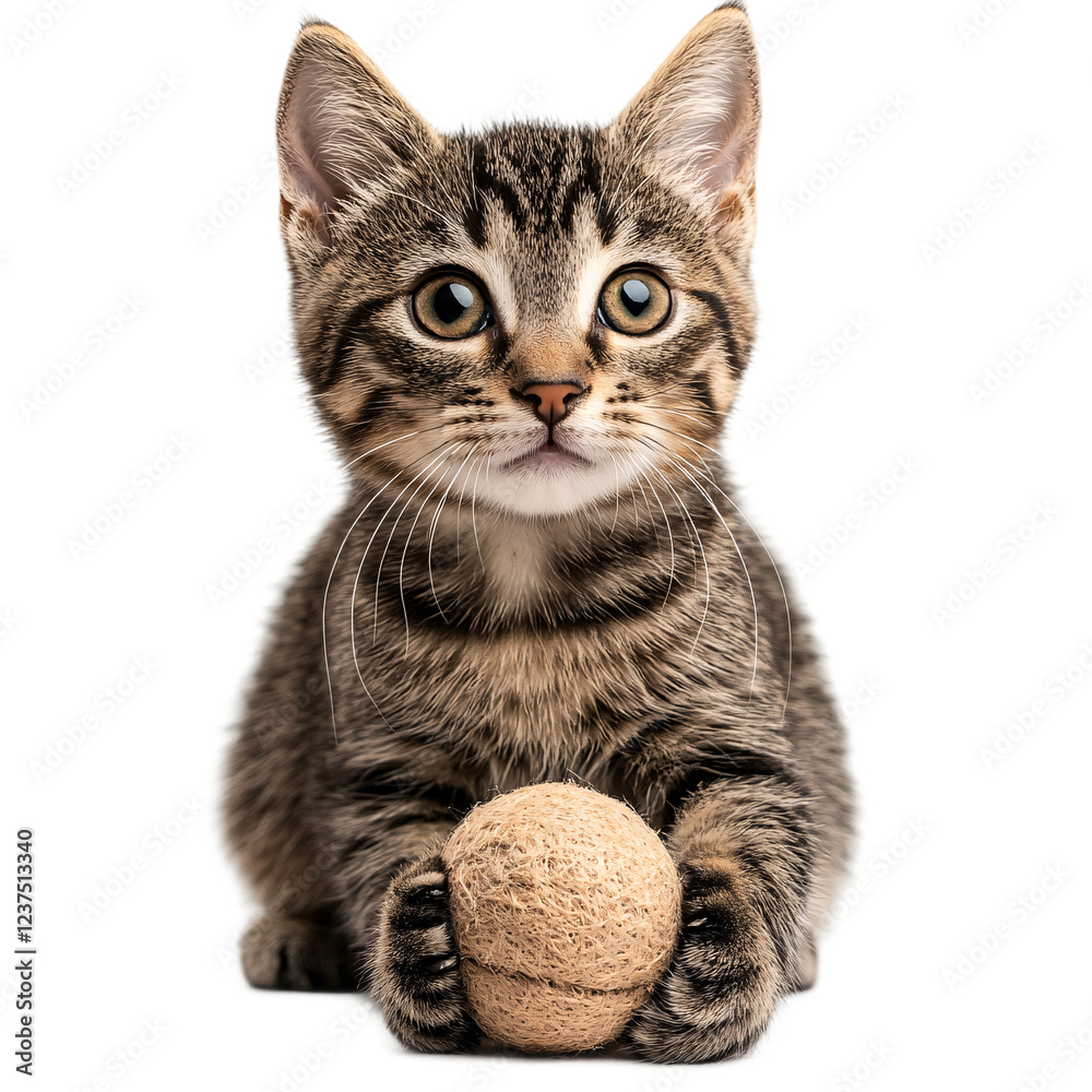 Obraz premium Cat isolated on transparent background