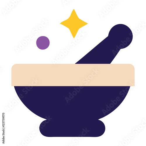 Magic Potion Mortar and Pestle Icon