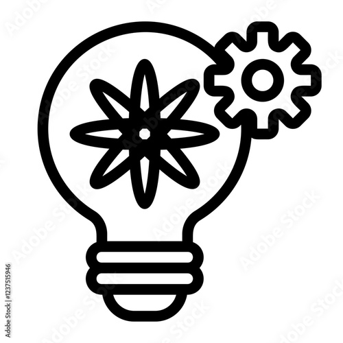Innovation Lab Line Icon