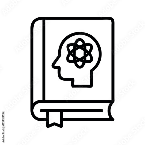Psychology Book Knowledge Mind Icon