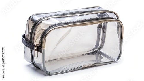 Waterproof Travel Cosmetic Bag Toiletry Organizer on White Background