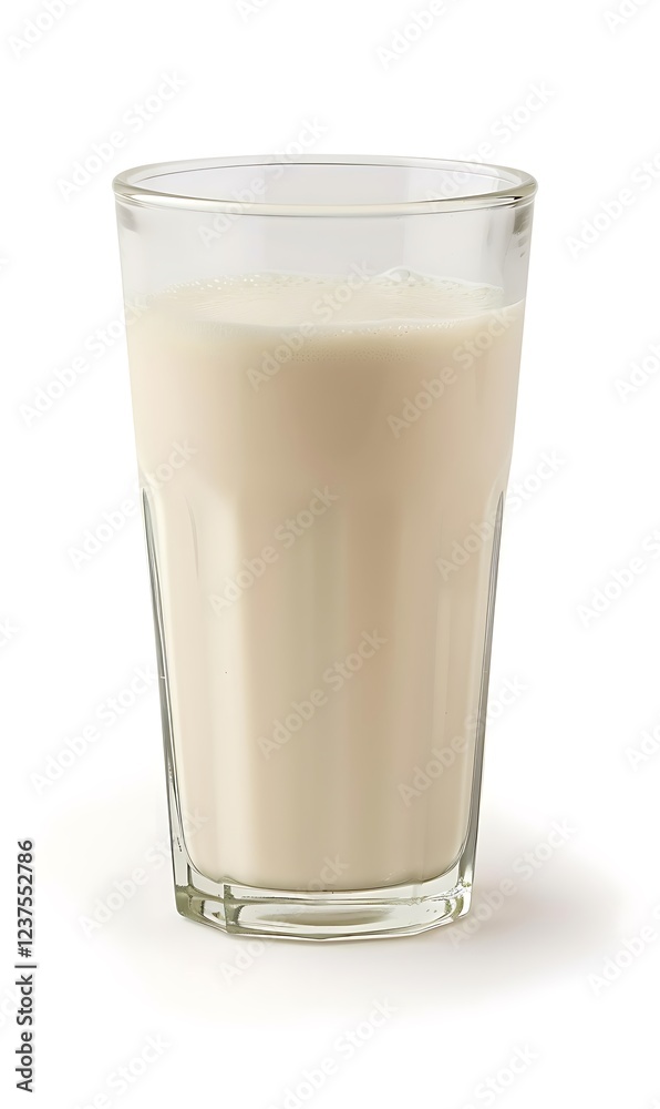 Glass of milk isolated on white background Glass of milk isolated on white background