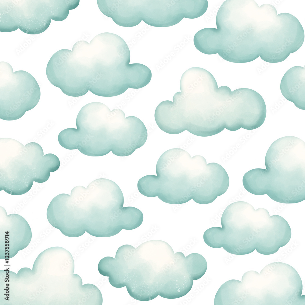 blue sky with clouds