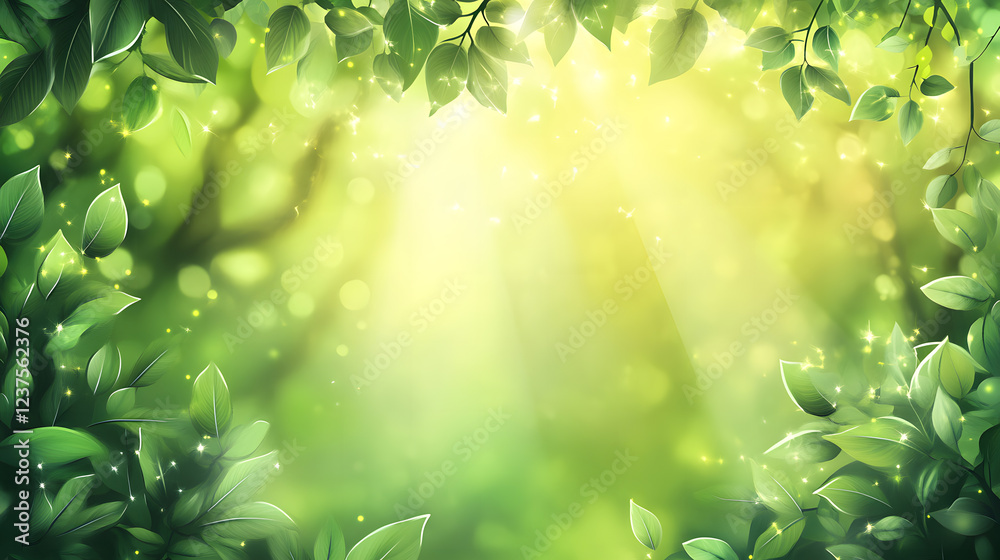 A magical glow surrounds the greenery, casting soft beams of light through the leaves. This enchanting scene conveys a sense of wonder and tranquility in nature. A magical glow surrounds the greenery, casting soft beams of light through the leaves. This enchanting scene conveys a sense of wonder and tranquility in nature.