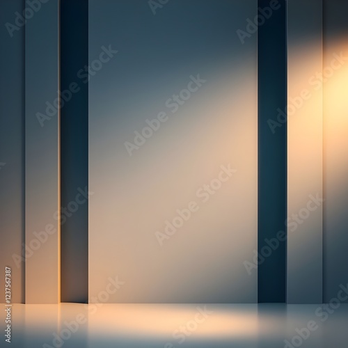sunset over the wall