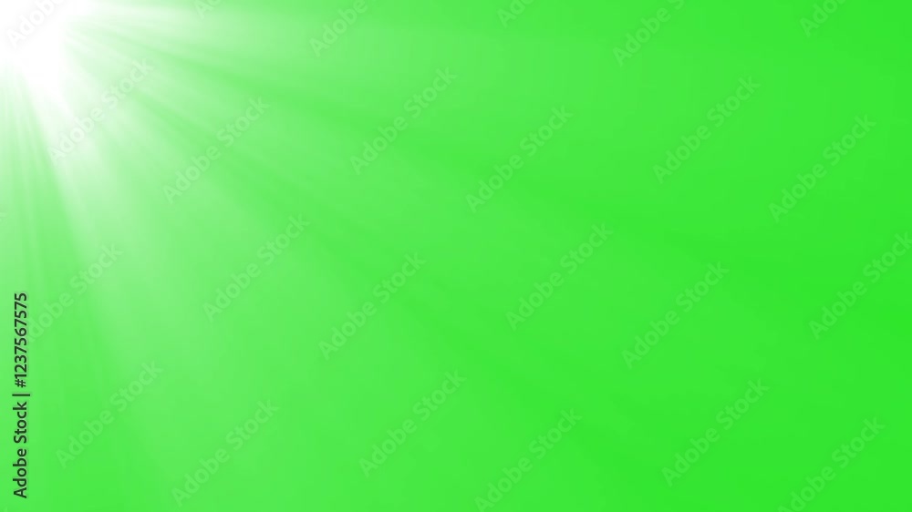 white gray light ray 4k loop animation on green screen. star optical shine light lens flares flickering animation.
sun rays or god bless rays on green screen. Top right sun rays on green screen.