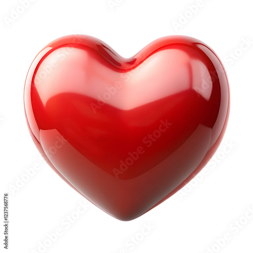 Love heart symbol On transparent background