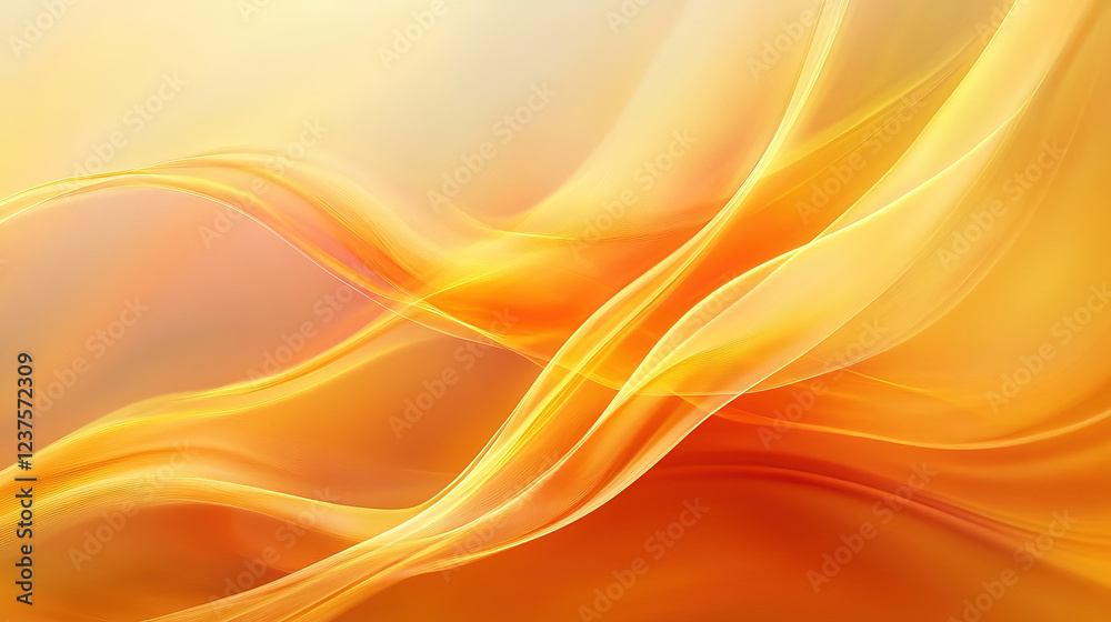 Obraz premium golden yellow wave abstract