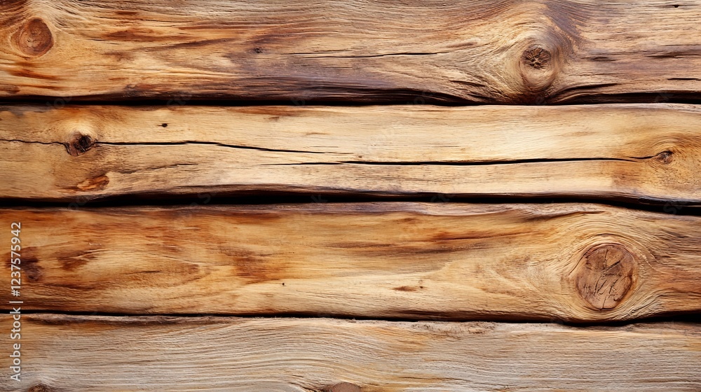 Fototapeta premium Rustic Wooden Log Texture in Natural Brown Colors Warm and Earthy Background for Organic Design Concepts : Generative AI