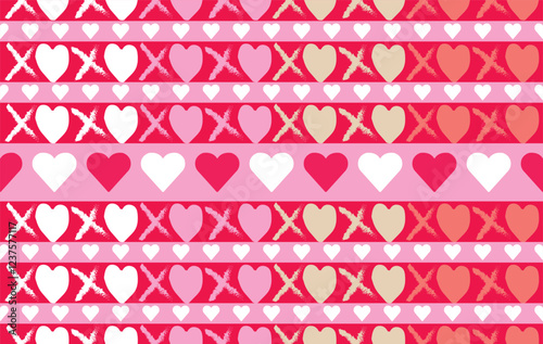 Valentine pattern seamless fabric Valentine day. hand drawn pattern vector heart lover. Designed for background ,wallpaper ,valentine pattern ,wrapping paper ,sweetheart ,fabric ,anniversary ,couple