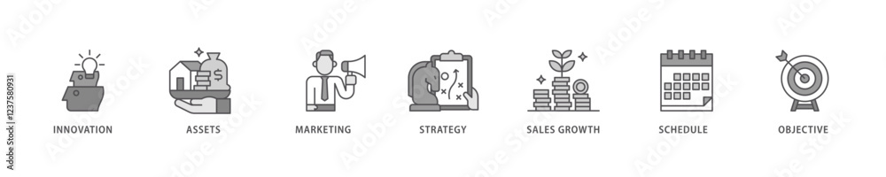 Business people icon set flow process which consists of business, people, agreement, collaboration, communication and success icon live stroke and easy to edit . Business people icon set flow process which consists of business, people, agreement, collaboration, communication and success icon live stroke and easy to edit .